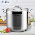 Oala cu capac, Cooking by Heinner, Maestro, 30 x 23 cm, 16 L, inox, gri