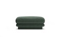 Taburet, Torino-211, Micadoni Home, 80x80x41 cm, tesatura structurata chenille, verde muschi