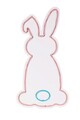 Decoratiune luminoasa LED, Rabbit,  Benzi flexibile de neon, DC 12 V, Roz / Albastru