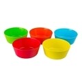 Set 5 boluri, Casa Plastor, Vigo, 375 ml, plastic, multicolor