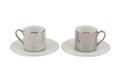 Set de cafea Kutahya Porselen, RU04KT540P11430, 4 piese, portelan