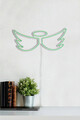 Decoratiune luminoasa LED, Angel, Benzi flexibile de neon, DC 12 V, Verde