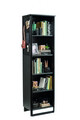 Corp biblioteca, Çilek, Dark Metal Bookcase, 53x180x35 cm, Multicolor