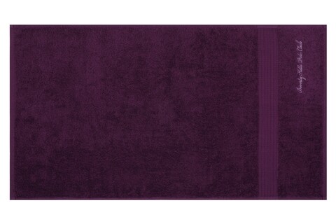 Set 3 prosoape de maini, Beverly Hills Polo Club, Lilac and Purple, 50 x 100 cm, 100% bumbac