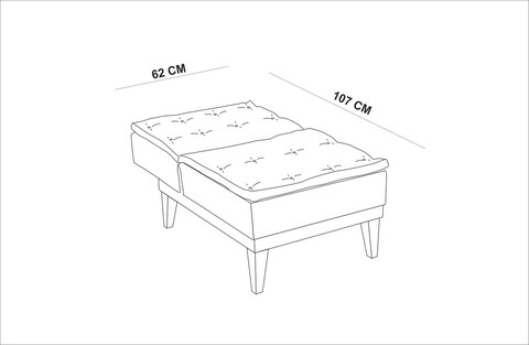 Fotoliu, Unique Design, 867UNQ1021, Lemn de carpen, Antracit