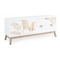 Comoda TV Folium, Bizzotto, 120 x 40 x 52 cm, lemn de brad/MDF