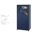 Organizator textil pentru imbracaminte, Wenko, Business, 75 x 50 x 160 cm, poliester, albastru