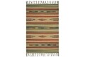 Covor Kilim, Country 161, Baketo, 100% bumbac, lucrat manual, 60x90 cm