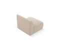 Modul canapea 1 loc fara cotiere, Miley, Micadoni Home, BL, 85x75x74 cm, poliester chenille, bej