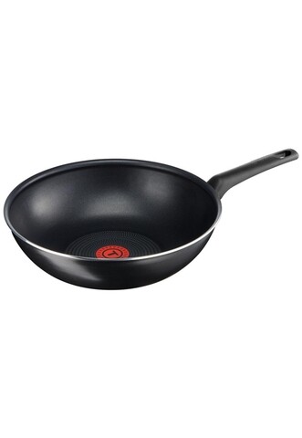 Tigaie Wok, Tefal, Invissia, 28 cm Ø, aluminiu