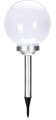 Lampa solara de gradina Ball, Ø25 cm, alb