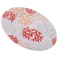 Platou decorativ, Coral, Creaciones Meng, 33 cm, metal, multicolor