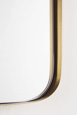 Oglinda decorativa Adhira, Bizzotto, 60 x 60 cm, otel, auriu