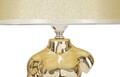 Lampa de masa, Glam Man, Mauro Ferretti, 1 x E27, 40W, 25 x 25 x 42.5 cm, ceramica/fier/textil, auriu