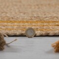 Covor Istanbul Ochre, Flair Rugs, D150 cm, iuta, ocru