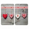 Set 2 protectii universale pentru aragaz Wenko Hearts