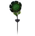 Lampa solara de gradina Flower, H117 cm, verde