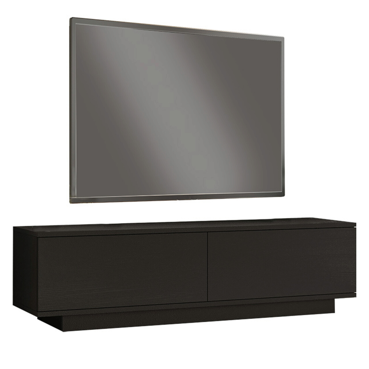 Comoda TV Zoeva, Pakoworld, 140x35.5x38.2 cm, PAL/MDF, wenge