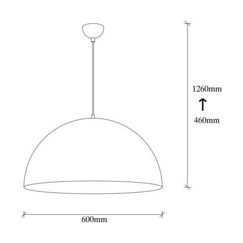 Lustra Sivani MR - 724, Opviq, 60 x 126 cm, 1 x E27, 40W, negru/auriu