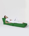 Fotoliu extensibil, Siesta, Ferndale Bean Bag, 55 - 180 cm, poliester impermeabil, verde