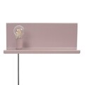 Aplica de perete cu raft Shelfie2, Maison in Design, 1 x E27, 100W, roz