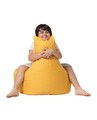 Fotoliu puf, Bean Bag Baton, Ferndale, 70 x 70 cm, poliester impermeabil, galben