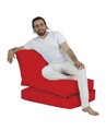 Fotoliu extensibil, Siesta, Ferndale Bean Bag, 55 - 180 cm, poliester impermeabil, rosu