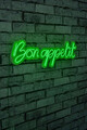 Decoratiune luminoasa LED, Bon Appetit, Benzi flexibile de neon, DC 12 V, Verde