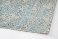 Covor Rexa, Bizzotto, 155 x 230 cm, tesatura Chenille/policoton, verso din latex, albastru deschis