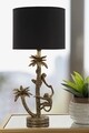 Lampa de masa Palm, Mauro Ferretti,  1 x E27, 40W, Ø 28x61 cm, negru/auriu