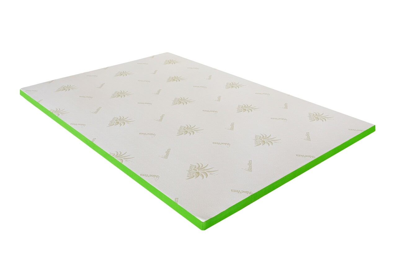 Topper saltea Aloe Vera 3+2 Memory Cool Gel, 90x200 cm - 1 | YEO