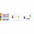 Ghirlanda cu 10 Led-uri Party, 30 cm, multicolore