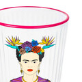 Set 2 pahare Frida Kahlo, Homla, 380 ml, sticla, multicolor