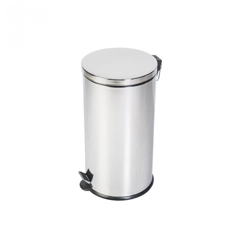 Cos de gunoi PromoInox cu pedala, inox, 40 L