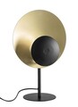 Lampa de masa Design, Bizzotto, 30x17.5x46 cm, 1 x E27, 60W, otel, negru/auriu