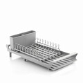 Scurgator de vase extensibil cu suport tacamuri Drackish, InnovaGoods, 28-47 x 20 x 13 cm, polipropilena/inox, gri