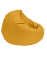 Fotoliu puf, Bean Bag, Ferndale, 100 cm, poliester impermeabil, galben