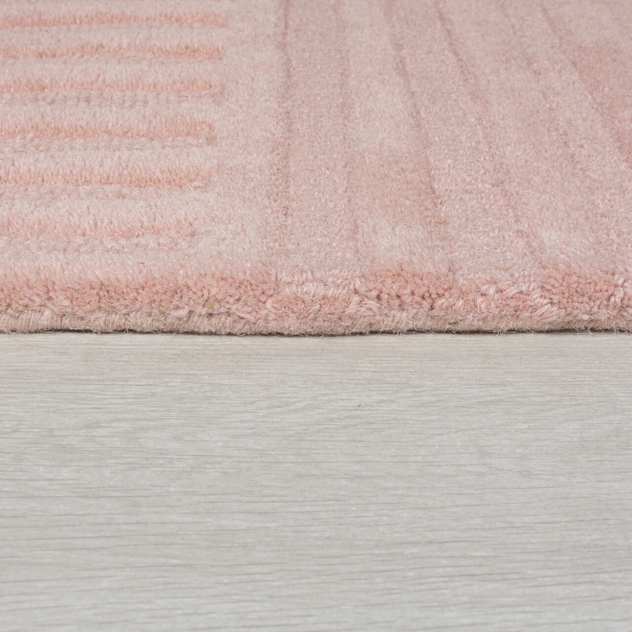 Covor Zen Garden Blush, Flair Rugs, 120x170 cm, lana, roz pudra