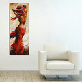 Tablou decorativ, PC100, Canvas, 30 x 80 cm, Multicolor