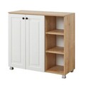 Dulap multifunctional, Tuvalle, Tuvalle 018, 90x85x37 cm, PAL, Stejar safir / Nuc