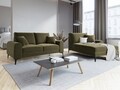 Canapea, Madara, Mazzini Sofas, 2 locuri, 172x102x90 cm, catifea, verde