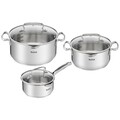 Set oale Tefal Duetto Plus, 6 piese, inox/sticla