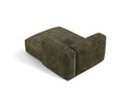 Sezlong modular living dreapta 1 loc, Martina-212, Micadoni Home, 176x123x75 cm, velur, verde muschi