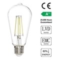 Bec LED ST64, Sage, White, E27, 7W, 6500K, 806 lm, sticla