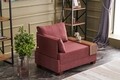 Fotoliu Fly Armchair Left, Balcab Home, 100x80x75 cm, lemn, rosu