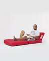 Fotoliu extensibil, Siesta, Ferndale Bean Bag, 55 - 180 cm, poliester impermeabil, rosu