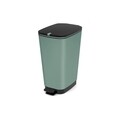 Cos de gunoi Chic L cu pedala, plastic, 41.2 L, verde