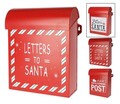 Cutie postala Letters to Santa v1, Excellent Houseware, 24x1x29 cm, fier, rosu