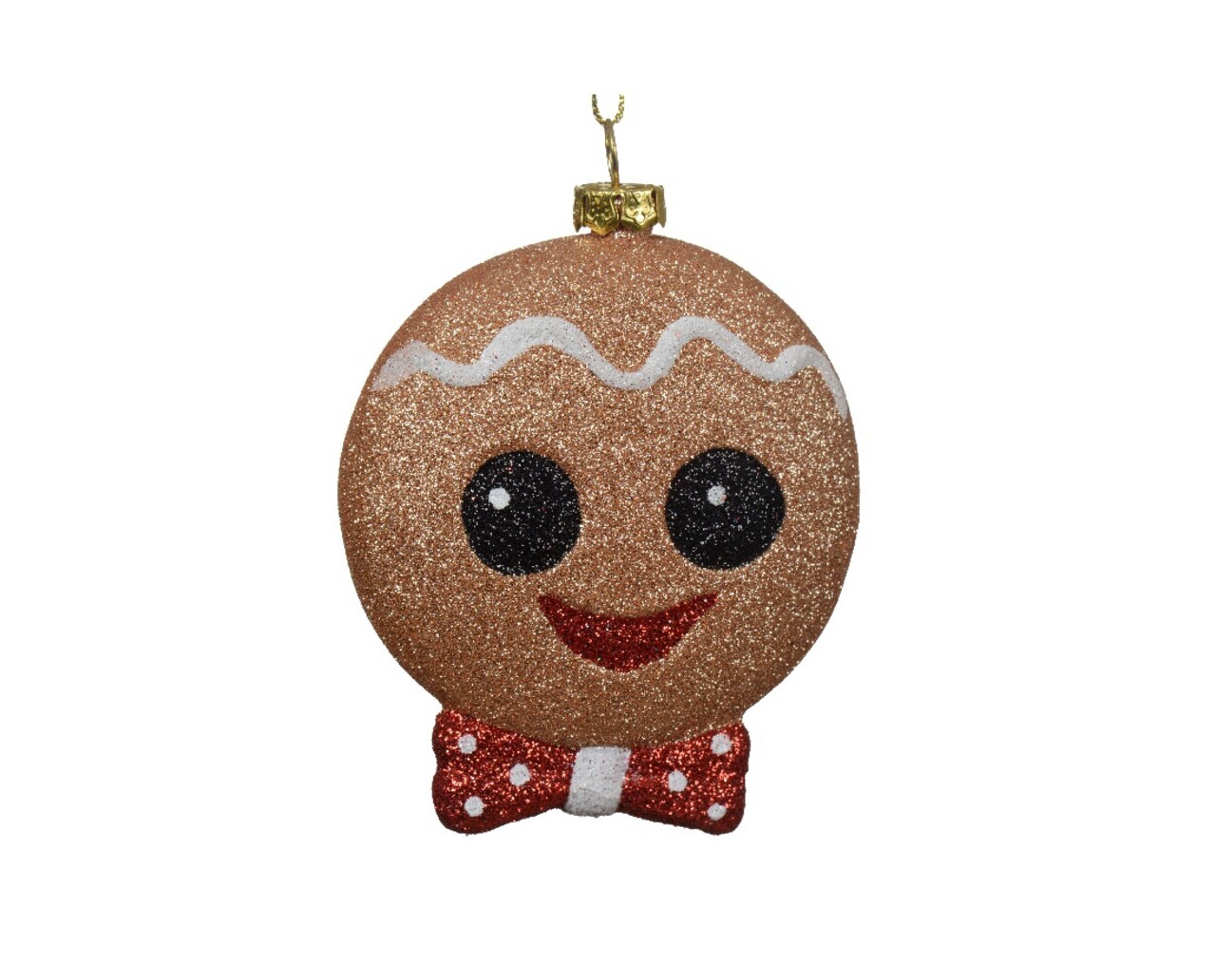 Glob Gingerbread Boy, Decoris, 8x3x9.1 cm, plastic, maro