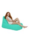 Fotoliu puf, Bean Bag, Ferndale Trendy, 105 x 75 cm, poliester impermeabil, turcoaz